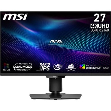 MSI Monitor MAG 274UPDF E16M / 27", 3840 x 2160, IPS, 160 Hz, 0.5 ms, crni